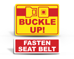 Buckle Up Stickers