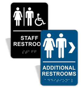 Business Restroom Signs