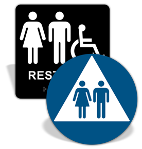 California Restroom Signs