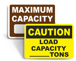 Load Capacity Signs