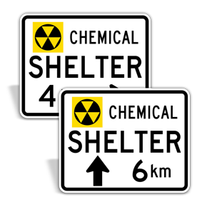 Chemical Shelter Signs