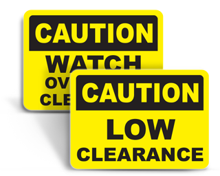 Clearance Signs
