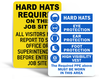 Construction PPE Signs