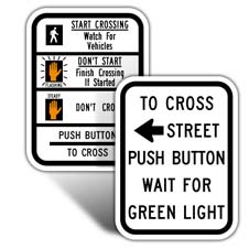 Crossing Signal Signs