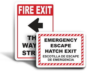Custom Exit Signs