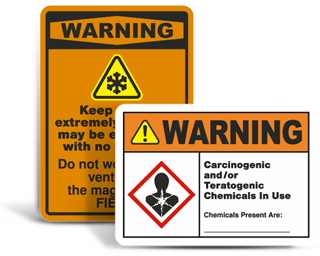 Custom Health Hazard Signs
