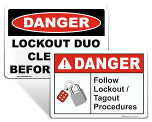 Custom Lockout Signs