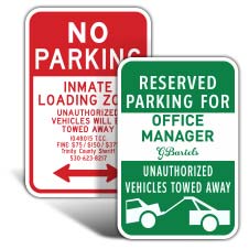 All Custom Parking Signs