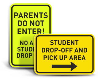 Custom School Parking Signs