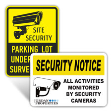 Custom Surveillance Signs