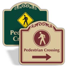 Decorative Pedestrian Signs