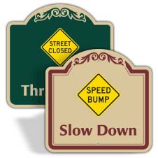 Decorative Warning Road Signs
