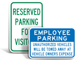 Facility Parking Signs