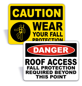 Fall Protection Signs