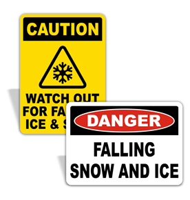 Falling Ice Signs