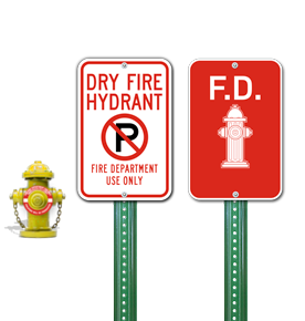 Fire Hydrant Signs