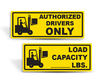Forklift Safety Labels