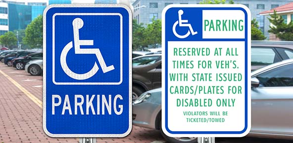 General Use Handicap Signs