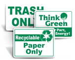 Conservation & Recycling Signs