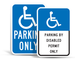 State Handicap Parking Signs