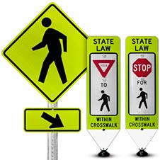 Pedestrian Traffic Signs