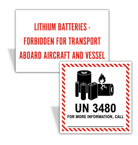 Lithium Battery Labels