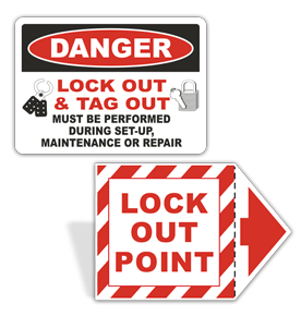 Lockout Tagout Signs