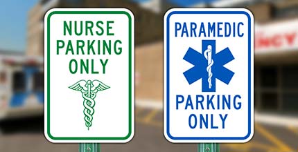 Medical Parking Signs
