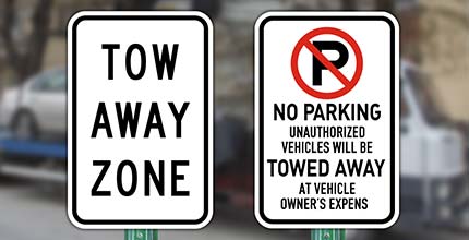 Tow-away Signs