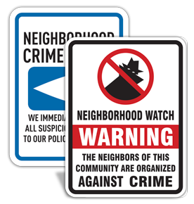 Neighborhood Watch Signs