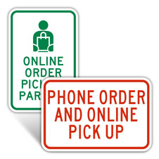 Online Order Parking Signs