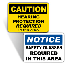 Personal Protection Signs