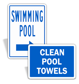 Pool Area Signs