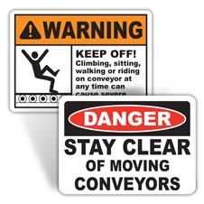 Conveyor Safety Signs