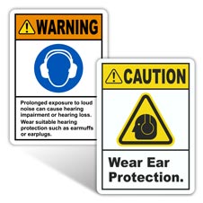 Ear Protection Labels