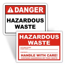 Hazardous Waste Stickers