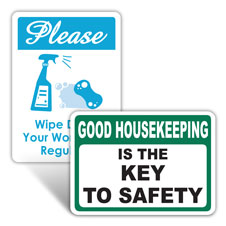 Housekeeping Signs