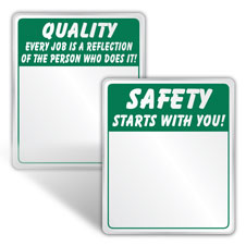 Safety Slogan Mirrors