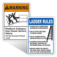 Scaffold / Ladder Safety Signs and Tags