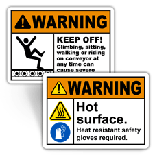 Warning Machine Safety Signs