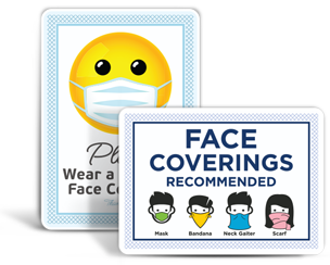School Face Mask Signs