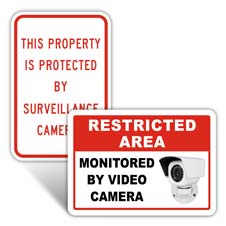Security Camera Signs