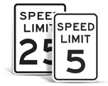 School Speed Limit Signs