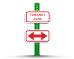 Supplemental Tow-away Signs