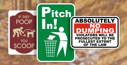 Waste Control Signs