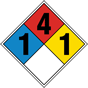 NFPA Danger Propylene 1-4-1 Sign