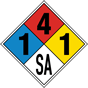 NFPA Danger Propylene 1-4-1-SA Sign