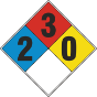 NFPA Danger Benzene Extremely Flammable 2-3-0
