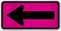 Pink Left Arrow