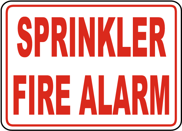 Austin, Texas- Sprinkler Fire-alarm Bell With When Bell Rings Call Fire...